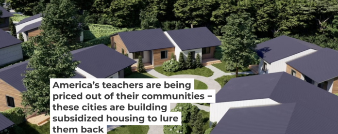 Developers of Wendy’s Village, an affordable housing complex planned for teachers in Colorado Springs, Colo., completed their first homes in July 2025. WeFortify